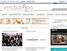 Tablet Screenshot of emotionspa-mag.com